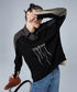 Gradient Check Layered Knit Shirt